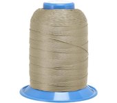 Hilo de coser de poliéster adherido, 610 yardas, 420D/0,45 mm, hilo de tapicería extrafuerte para costura manual y a máquina (caqui)Caqui-