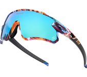 SCVCN Polarizadas Gafas de Ciclismo con 3 Lentes Intercambiables Hombres Mujeres Bicicletas