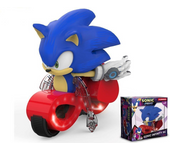 Moto radio control Sonic con luces led ¡se inclina como el auténtico Sonic! 25x15x25 cm (Ninco NT10054)