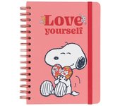 Bloco de notas A5 Snoopy Love Yourself