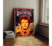 Rock Singer David B-Bowie Anime Posters Sticky Whitepaper Sticker DIY Room Bar Cafe Kawaii Room Decor