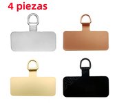 1/4 pcs Universal Metal Phone Lanyard Gasket Patch Durable Ultra Thin Mobile Phone Sling Rope Card Clip Strap Hang Cord Tab