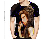 Summer fashion trend, personalized music singer, 3D printed print, casual and comfortable short sleeved T-shirt