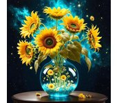 Cross Stitch Suit Pillow Rose Flower Embroidery Sets Mandala Sunflower Floral 11Ct Picture Printed Canvas Diy Kit Needlework