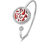 Crystal Aromatherapy Bracelet Bangle Diffuser Jewelry Tree of Life Perfume Oils Diffuser Aroma Diffuser Lockets Woman Bracelet