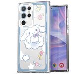 Transparent Clear Case for Samsung Galaxy S23 S24 Ultra S20 FE S21 22 Plus 5G Cover Cute Sanrio Kuromi Cinnamoroll Silicone