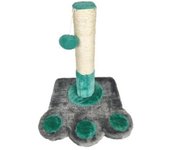 Poste Rascador para Gatos forma Huella Juguete