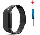 Stainless Steel Three Bead Watchband for Xiaomi Mi Band 6 5 4 3 Luxury Ultra-thin Metal Wrist Strap for Mi Band 3 4 5 6 Correa