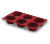 Molde Silicona Briochette 6 Cavidades de Lacor