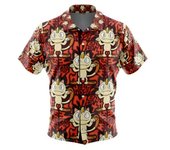 Tardis Doctor Who Button Up Hawaiian Shirt