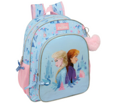Mochila Junior Adaptable Carro Frozen "Ice Magic" 32X38X12Cm (Safta 612573640)
