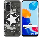 Funda Silicona para Xiaomi Redmi Note 11 / 11s diseño Camuflaje 02 Dibujos