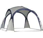 Outsunny - Carpa Tienda de Fiesta Gazebo 3,5x3,5m Toldo Abierto para Eventos Camping Impermeable Protección UV