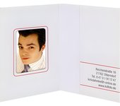 Daiber 01011 - Marco (Color blanco, Papel, 3,1 x 4,2 cm)