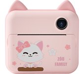 Cámara Infantil P1 cámara instantánea Impresora fotográfica para niños con 2 Rollos de Papel de impresión Compatible con transmisión WiFi aplicable en Papel fotográfico autoadhesivo