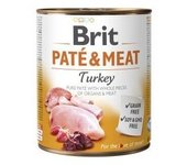 Brit Pate y Carne Pavo Grain Free Adult Latas para Perros 6 x 400 gr