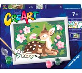 CreArt Kit Pintura - Cervatillo entre las Flores, Ravensburger, 20178