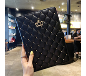 Leather Tablet Case for IPad Pro11 IPad 7th 8th 9th 10th Gen IPad Air11 Air5 Air6 2024 Lambskin Stand Case IPad 9.7 2017 2018