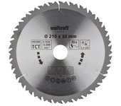 Disco de Sierra Circular Wolfcraft CT 30 Dientes 210mm (6737000)