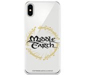 Funda original compatible con iPhone X o XS con un diseño de LOTR Middle Earth Ring