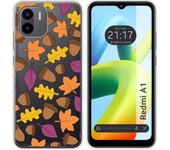 Funda Silicona Transparente para Xiaomi Redmi A1 diseño Otoño Dibujos