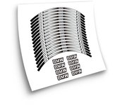 Kit de Pegatinas compatibles con  llantas de moto BMW S1000 RR Mod.2