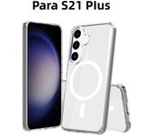 For Galaxy Wireless Magnetic Clear Case Samsung S25 S23 S21 Fe S24 Ultra S22 Plus Z Fold Flip 6 5 4 3 Magsafe Magnets Cover