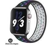 Solo Loop for Apple Watch Band 45mm 44mm 40mm 41mm 49mm 38mm 42mm Elastic Silicone bracelet iWatch Series 9 8 7 Ultra 2 SE Strap