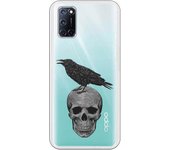 Funda compatible con Oppo A52/A72/A92 - Calavera y gorrion