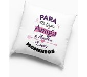 COJIN Amiga cojin mas relleno MEJOR REGALO PARA TU MEJOR AMIGA ADA+Y+SUS+DETALLES