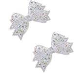 1/2Pcs Mesh Hot Diamond Bow Shoe Decorations Clip Shiny Rhinestone Bow Shoe Clips Bride Wedding High Heel Accessory Shoe Buckles