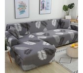 Fundas de sofá Jacquard impermeables, 4  asientos, funda de sofá sólida en forma de L, Protector de banco