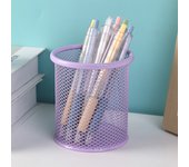 1Pcs New Pencil Holder Office Desk Metal Mesh Square Pen Pot Cup Case Container Organiser Durable Pencil Case