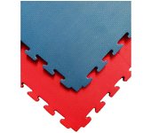 JARDIN202 - Tatami Puzzle | Lote x10 loseta - Rojo/Azul | Esterilla Reversible Antideslizante | Artes Marciales, Judo