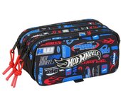 SAFTA  PORTATODO TRIPLE BIG HOT WHEELS HOT WHEELS 8x22x10 Cms.