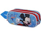 Disney Mickey Mouse House 3D Double Pencil Case, Blue