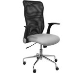Silla de Oficina Ergonómica Piqueras Y Crespo con Brazos Retráctiles y Respaldo de Malla