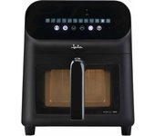 JATA JEFR1230 - Freidora Aire, Freidora Sin Aceite 6.2 L. 1700 W. Hasta 200ºC. Panel Táctil LED. 12 Programas de Cocinado. Con Ventana Visor. Medidas: 26,5 x 32,5 x 32,5 cm.