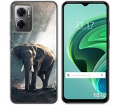 Funda Silicona para Xiaomi Redmi 10 5G diseño Elefante Dibujos