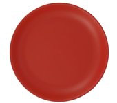 MONOUSO | Plato Reutilizable Durable PP Mineral Rojo Ø21cm (6 Uds)