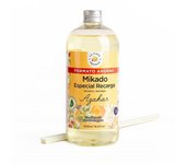 C.A - Mikado Reposicion 250-500 ml Sin/Con Varillas - Fragancia Refrescante para Ambientador de Hogar