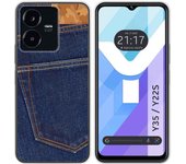 Funda Silicona para Vivo Y35 / Y22s diseño Vaquero Dibujos