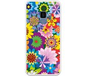 Funda compatible con Samsung Galaxy S9 - Flores a todo color