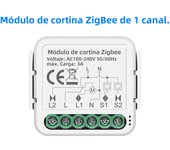 GIRIER Tuya Smart ZigBee/Wi-Fi RF433 Curtain Switch Module for Electric Roller Shutter Blind Motor 1/2CH Works Alexa Hey Google