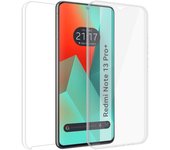 Funda Doble Transparente Pc + Tpu Full Body 360 para Xiaomi Redmi Note 13 Pro+ Plus 5G