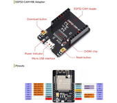 Placa Base de Programacion descarga para ESP32-CAM