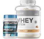 Pack Aumento Muscular Whey Arla Cookie + Creatina monohidrato + (regalo) - Natural Protein  MuscleCult