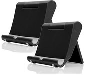 Verde Soporte para Teléfono Celular de Escritorio 2 Paquetes - Soporte Plegable Universal Ajustable para Tableta (negro)