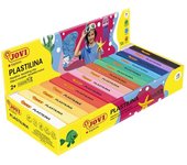 Jovi expositor de 15 pastillas de plastilina 150gr - muy moldeable - no se seca - sin gluten - inocua - color surtido