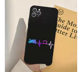 1pc Moto Cross Motorcycle Sport Phone Case Silicone Soft For IPhone 16 15 14 13 12 11 Plus Pro Max Plus